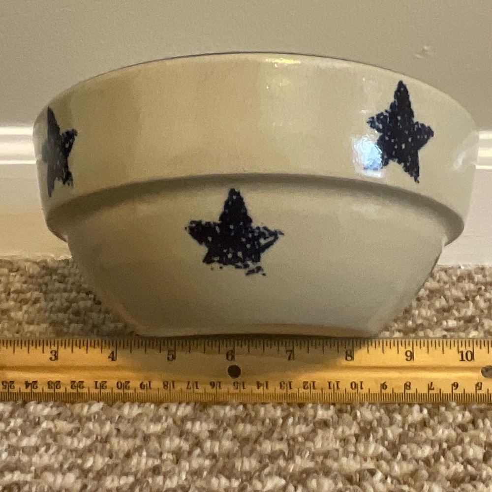 Vintage At Home American Marshall Pottery Serving Bowl